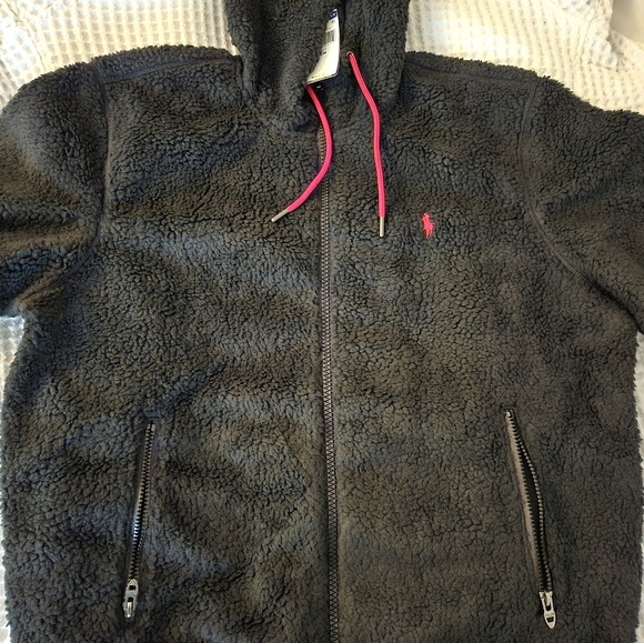 Polo Ralph Lauren Sherpa Zip up hoodie - Picture 4 of 6